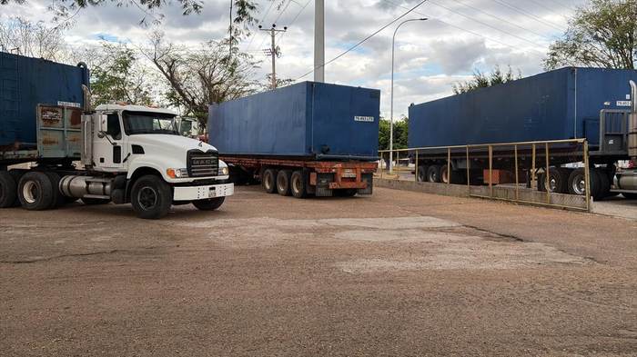 Anaco Supply welding truck in operation