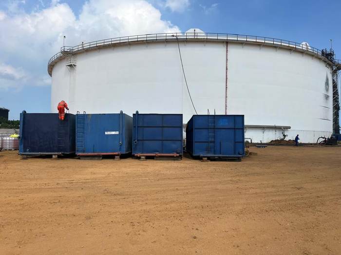 500 BBL tanks from the Anaco Supply fleet